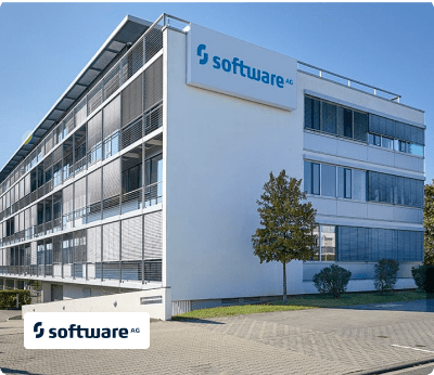 Software AG building with logo