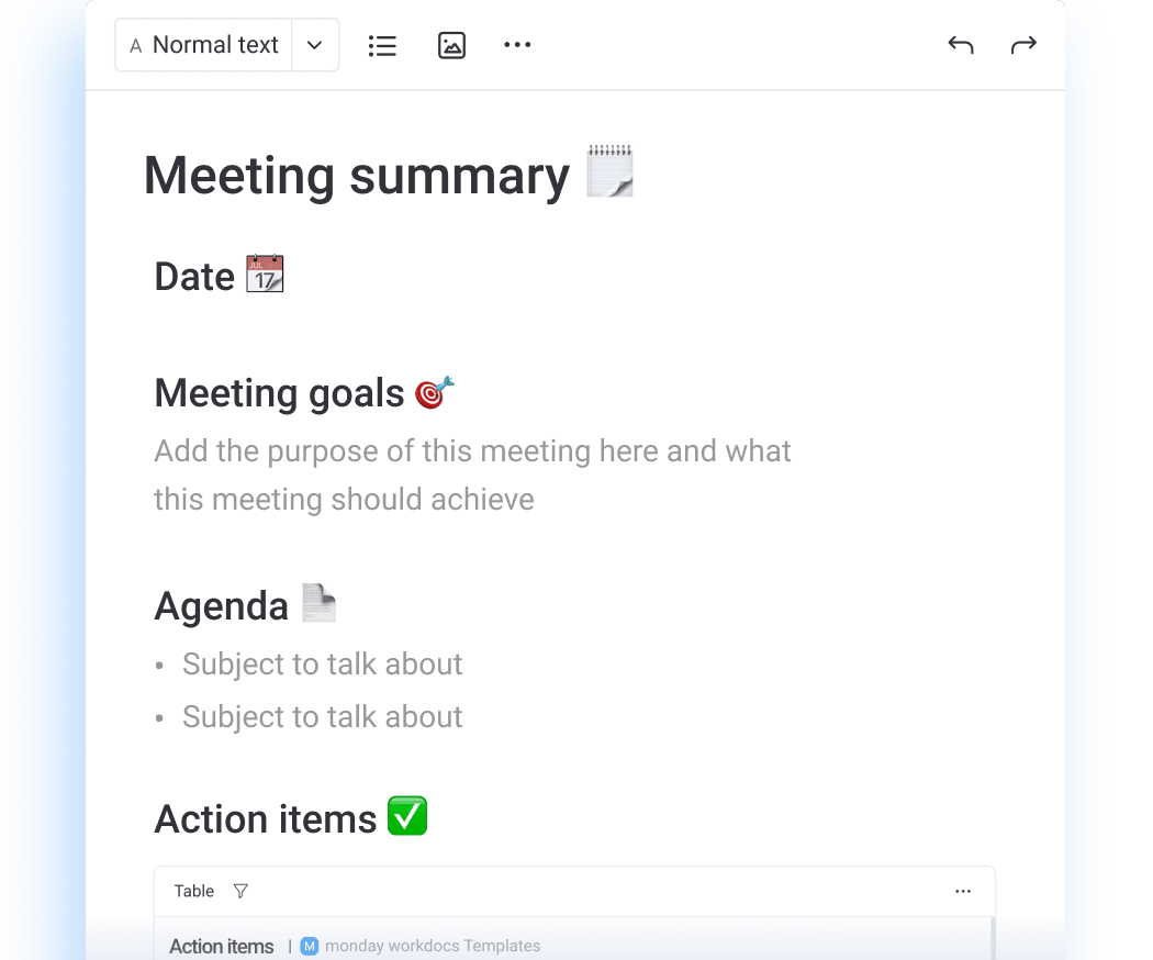 Meeting summary